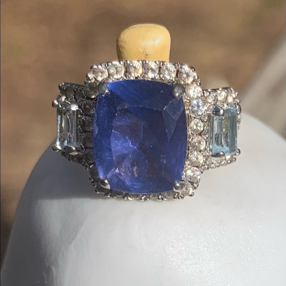 COPY - Vintage Petalite/Blue aquamarine SS SZ 5, last two photos is slight diff